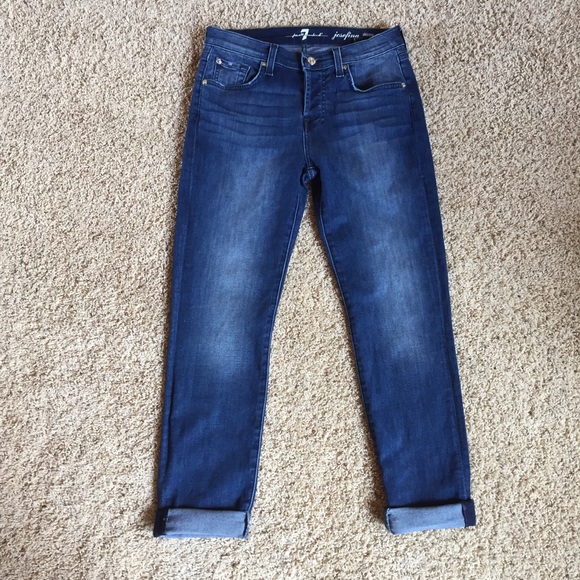 7 For All Mankind Denim - 7FAM SFAM Jeans Josefina Skinny Boyfriend Denim 26